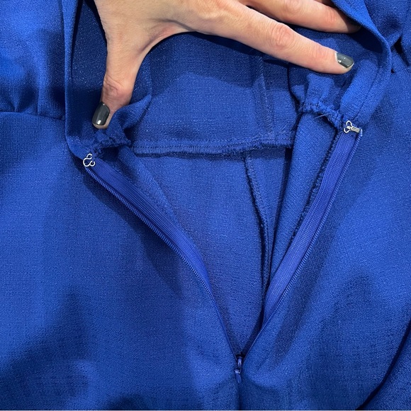 NWT Glam Royal Blue Romper—Size Large - Picture 6 of 8